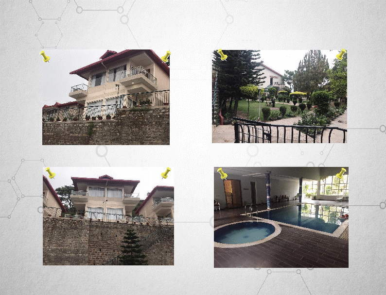 The Fern Surya Rockrose Resorts villas and indoor pool, Mangoti.